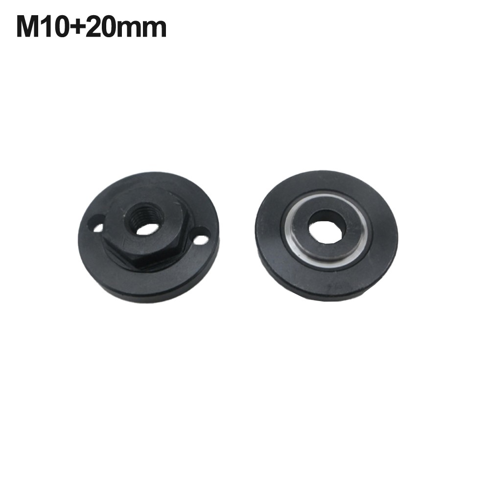 Angle Grinder Flange Nut Set Hexagon M10 With Multiple Press Plate Sizes - Picture 13 of 27