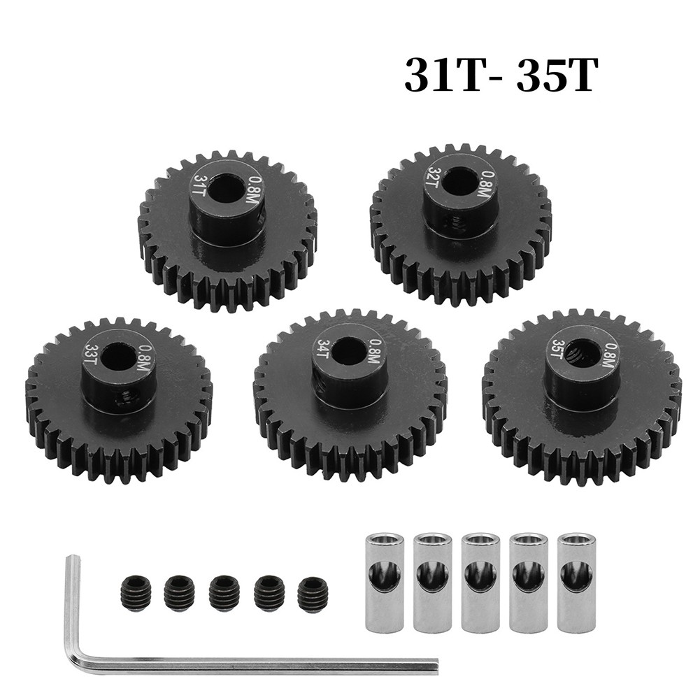 Juego completo de engranajes de dientes de acero para motores de radiocontrol adecuado para varios modelos - Imagen 31 de 32