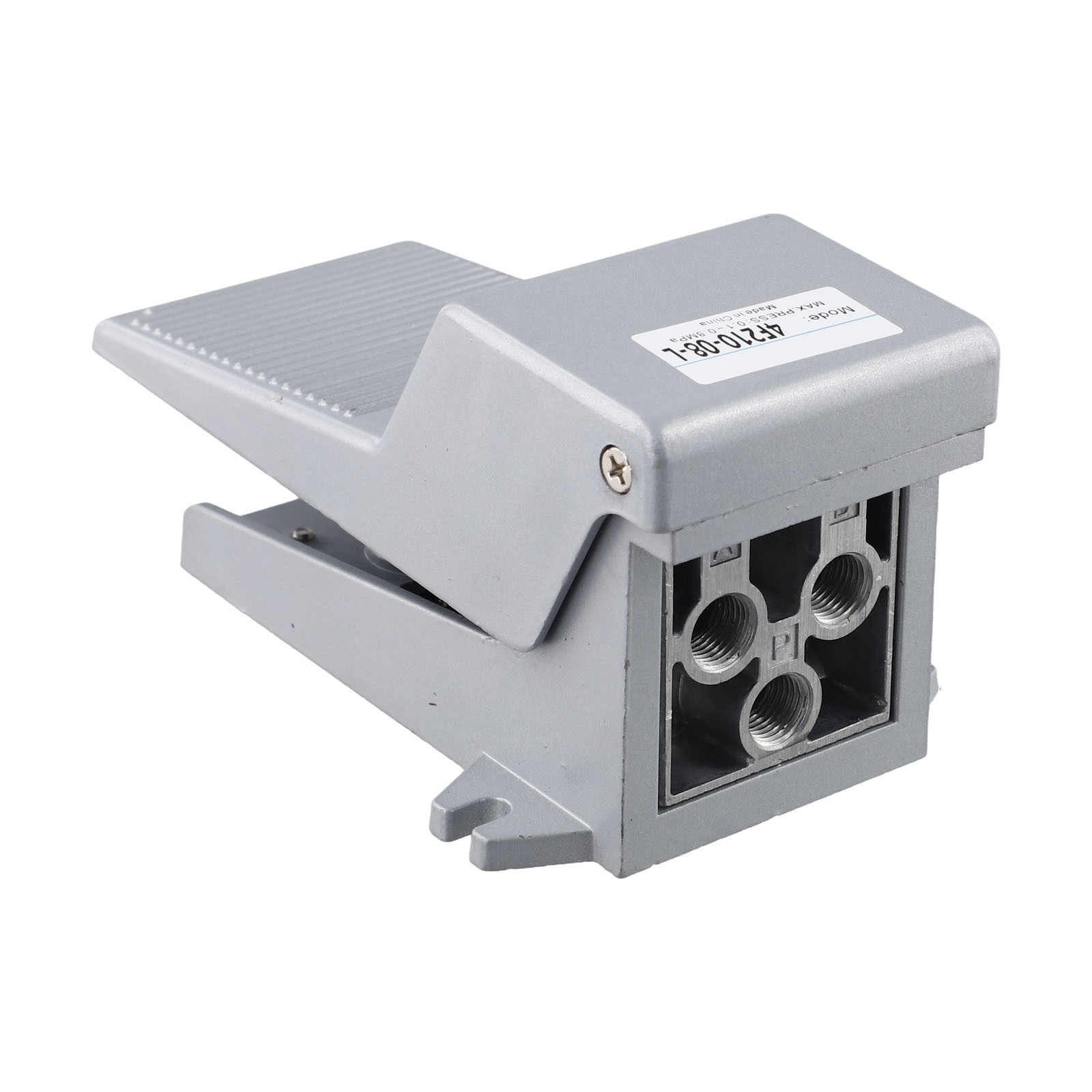 Silver 2024 Momentary Switch Compact Compact Size Hands-Free Operation Metal