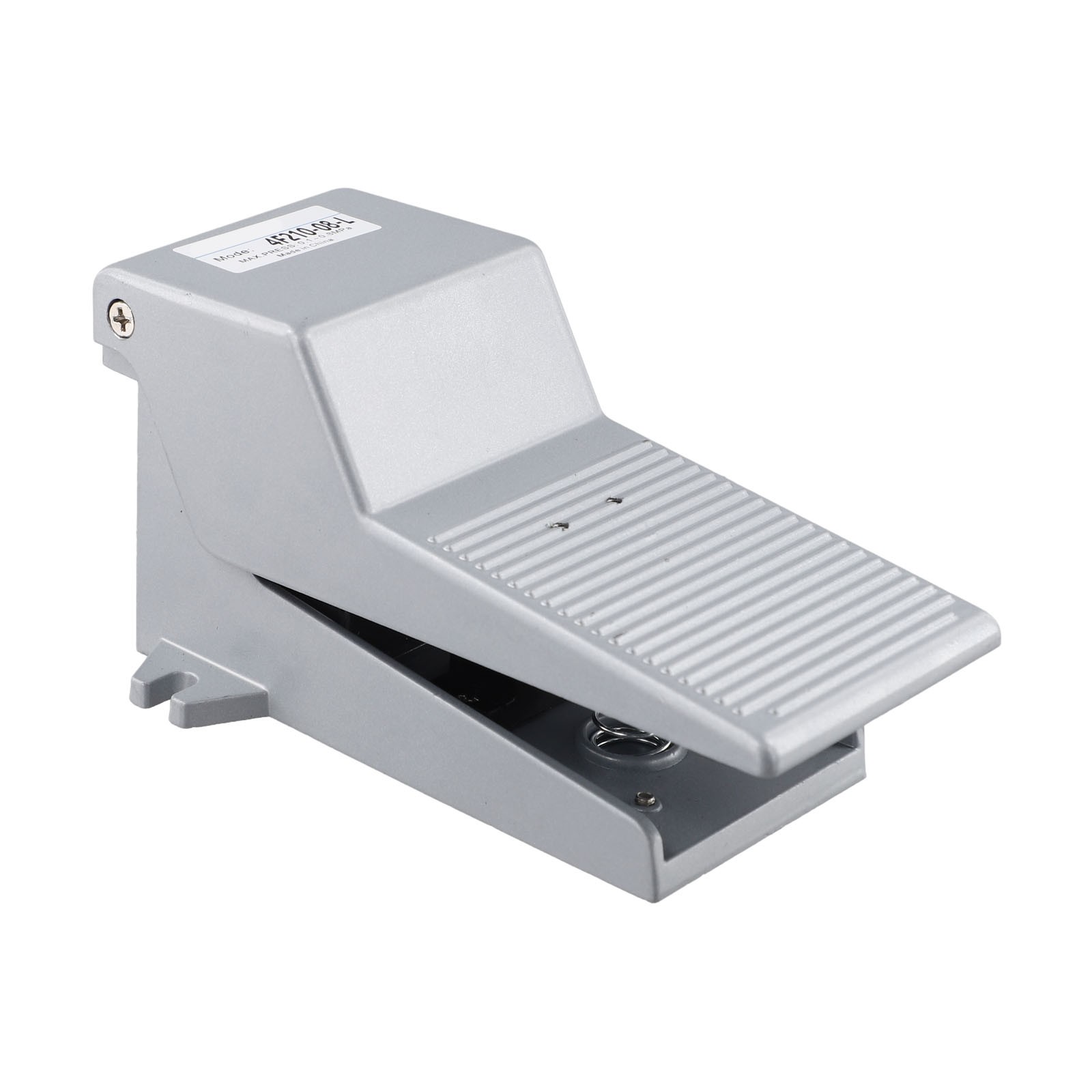Silver Momentary Switch Compact Compact Size économies Hands-Free Operation Metal