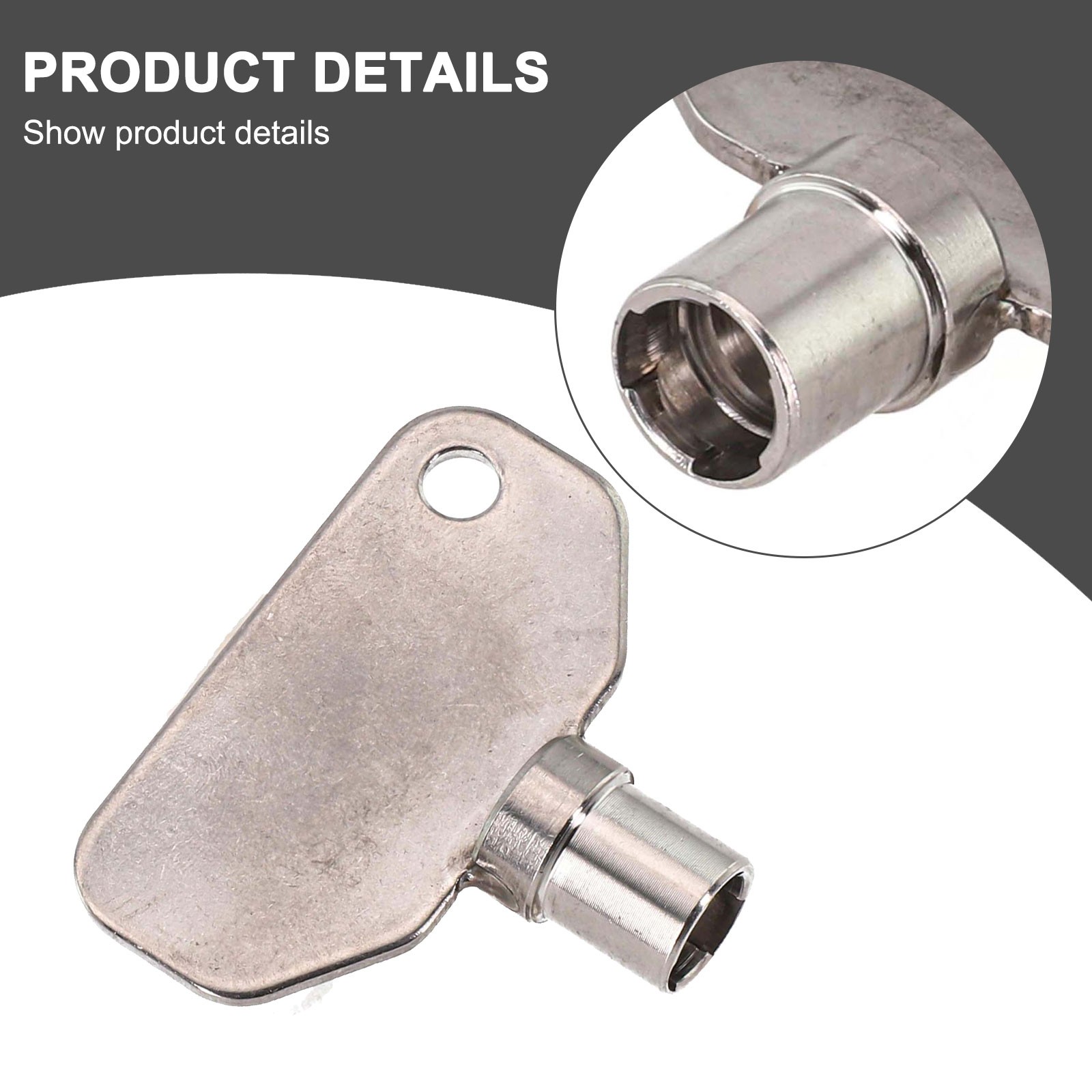 Zinc E3 5 15 E3 26 715 15 Tubular Key for RV Hood and Baggage Compartments
