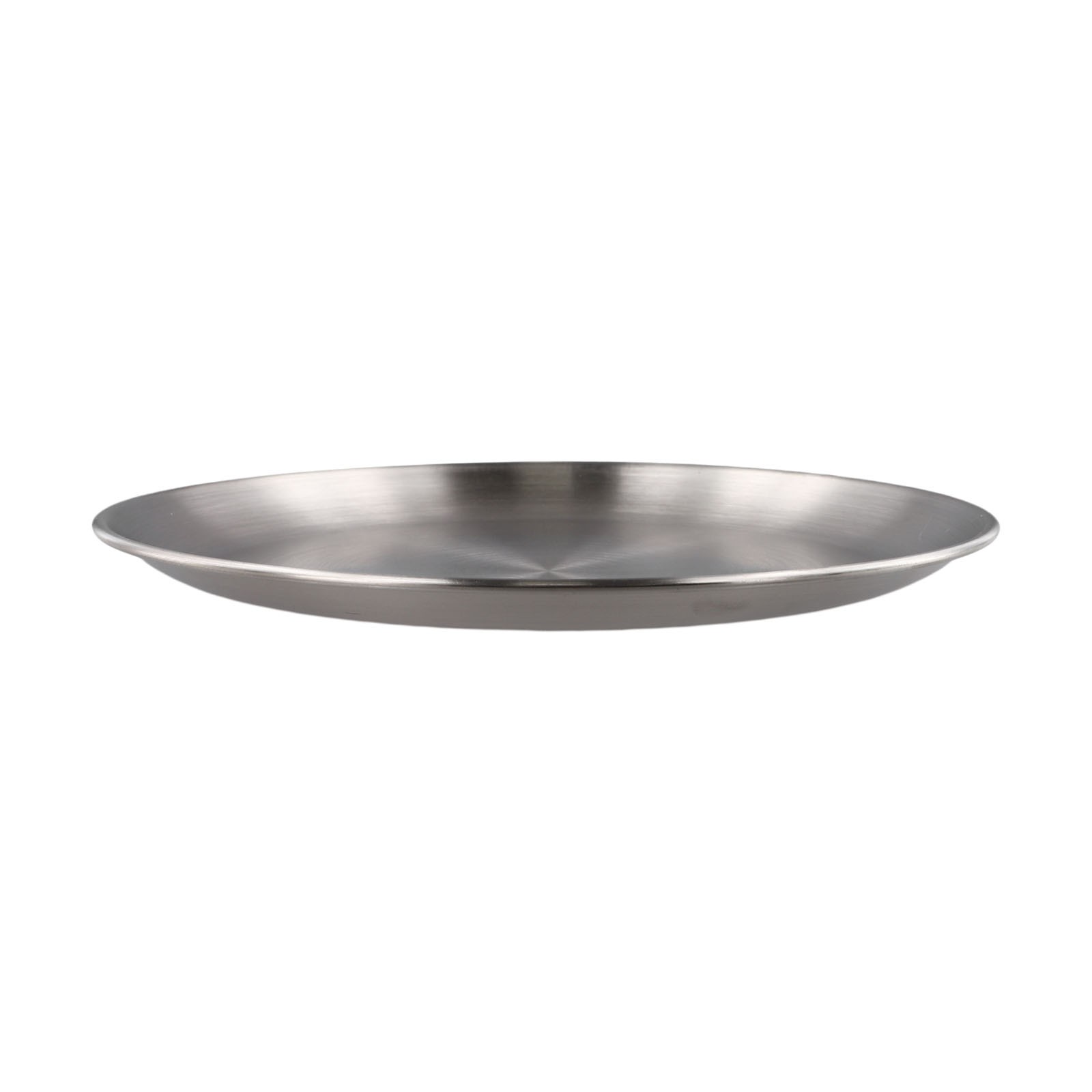 Plate Stainless Steel 14/17/20/23/26cm Accessories Breakfast Dining Dinner - Picture 44 of 57