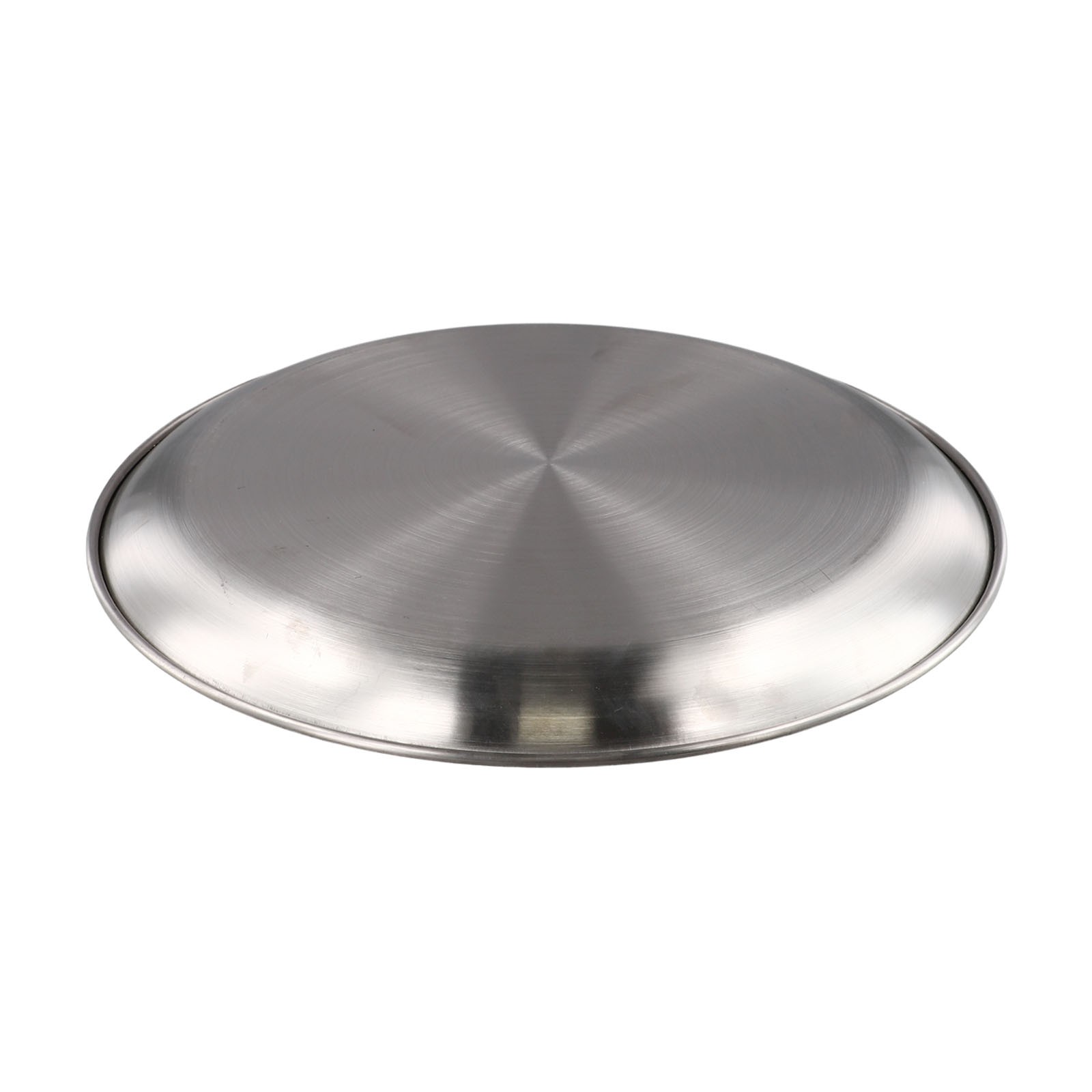 Plate Stainless Steel 14/17/20/23/26cm Accessories Breakfast Dining Dinner - Picture 45 of 57