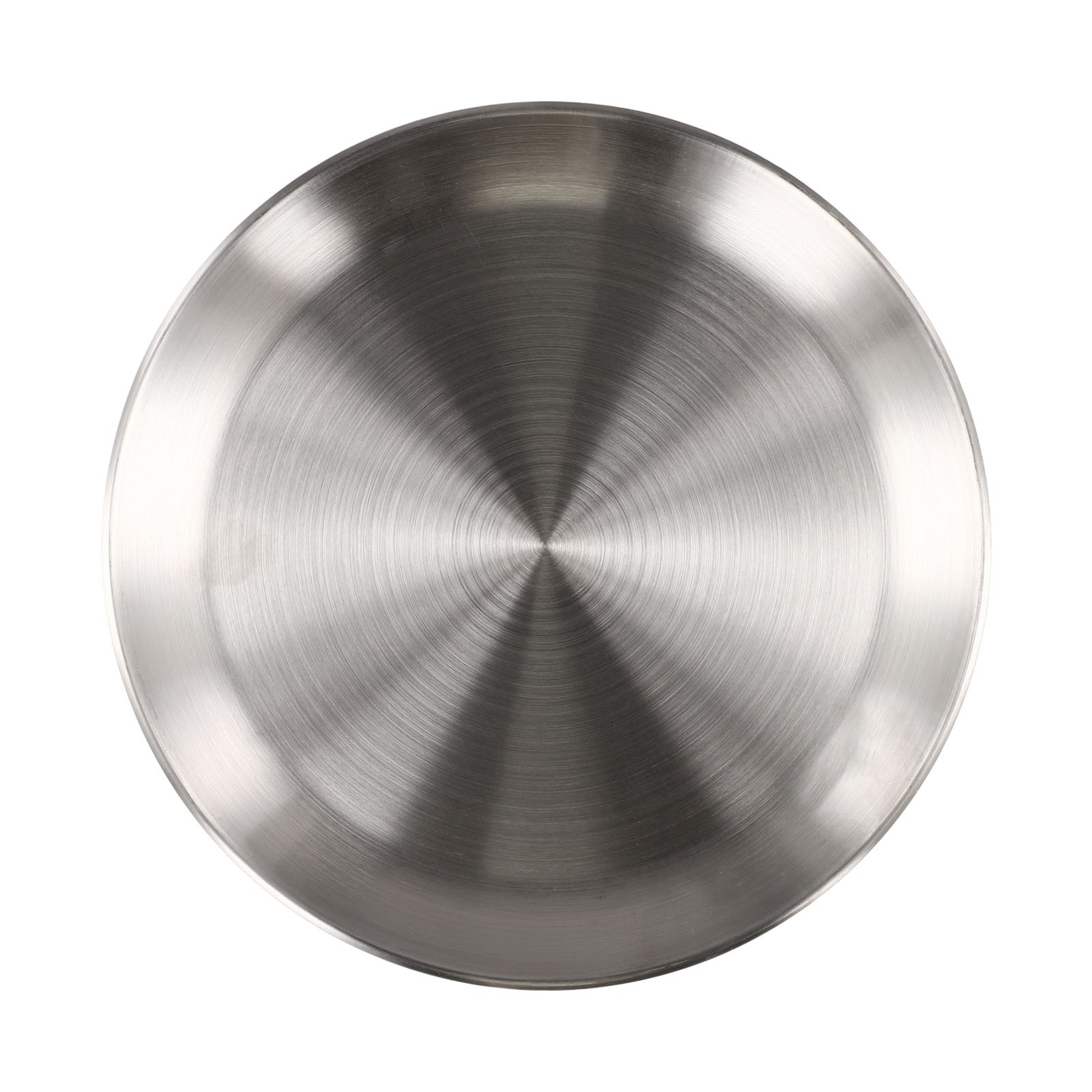 Plate Stainless Steel 14/17/20/23/26cm Accessories Breakfast Dining Dinner - Picture 42 of 57