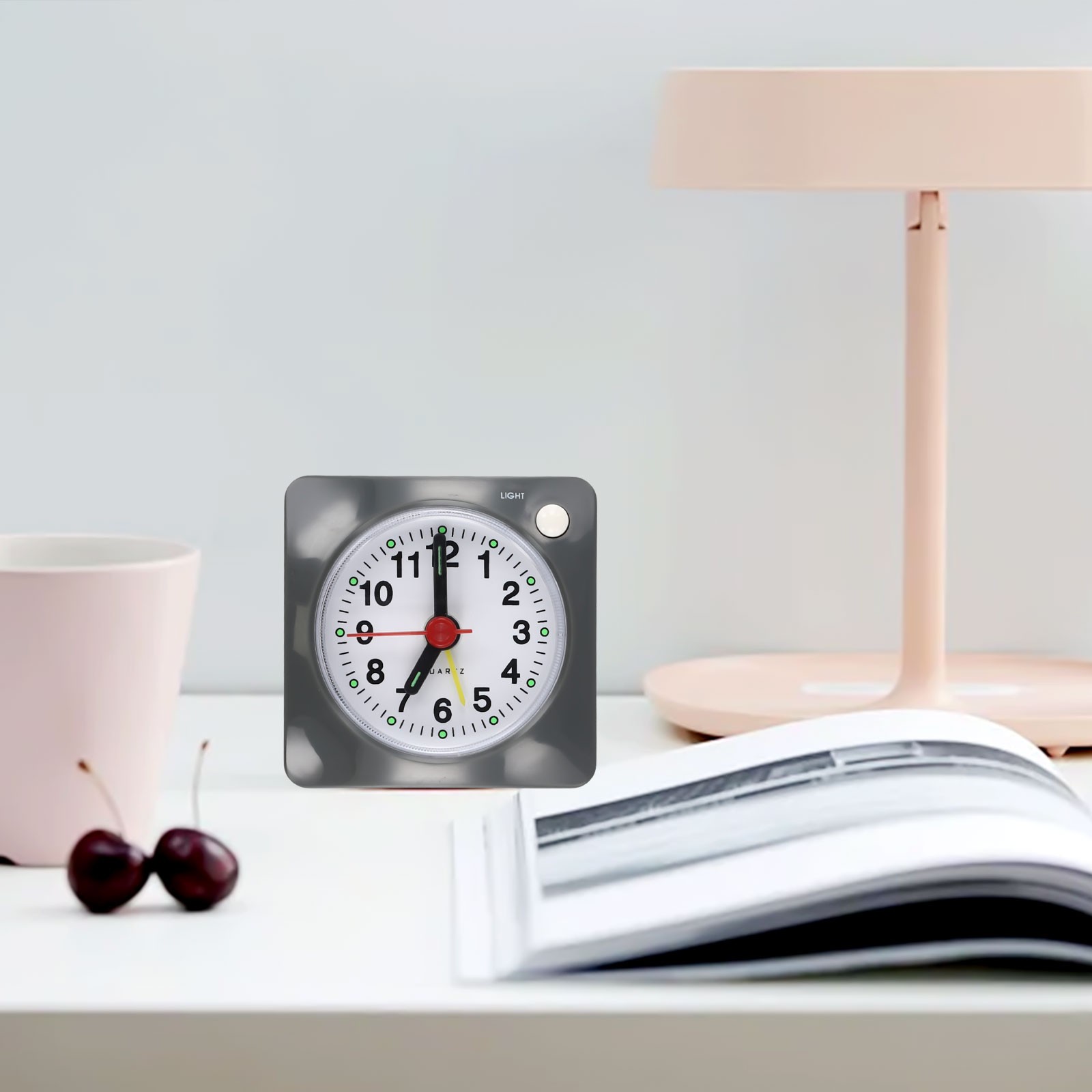 Mini Tragbarer Reisewecker mit integriertem Licht für Reisen und Heimgebrauch - Bild 26 von 36