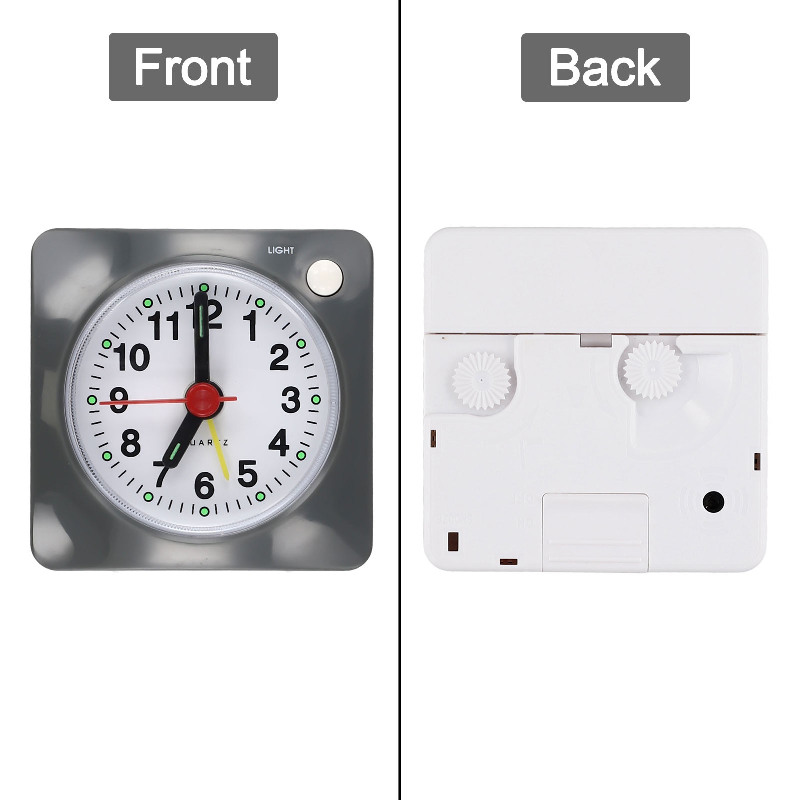 Mini Tragbarer Reisewecker mit integriertem Licht für Reisen und Heimgebrauch - Bild 33 von 36