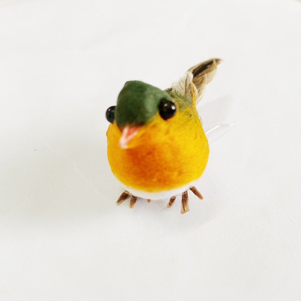 10PCS Mini Oiseaux Décoration vente en gros Jardin Debout Sur Les Deux Pieds Pour Maison Et M