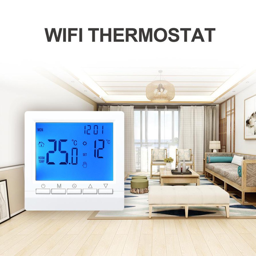 WIFI Programmable Thermostat for Precise Temperature Management in Any Space