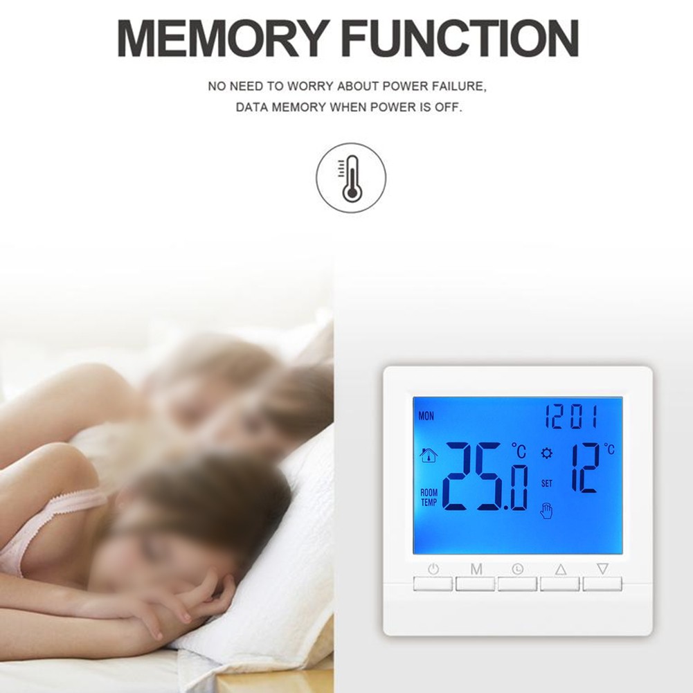 WIFI Programmable Thermostat for Precise Temperature Management in Any Space