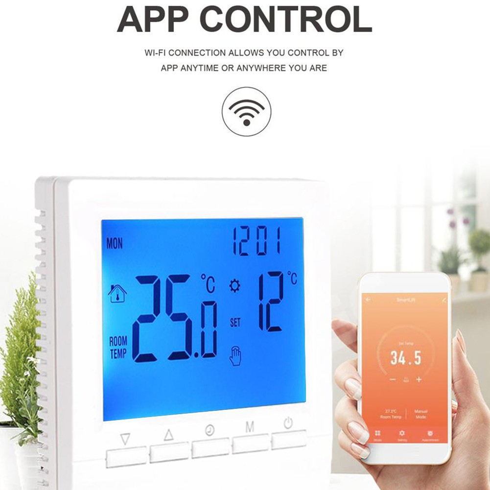 WIFI Programmable Thermostat for Precise Temperature Management in Any Space