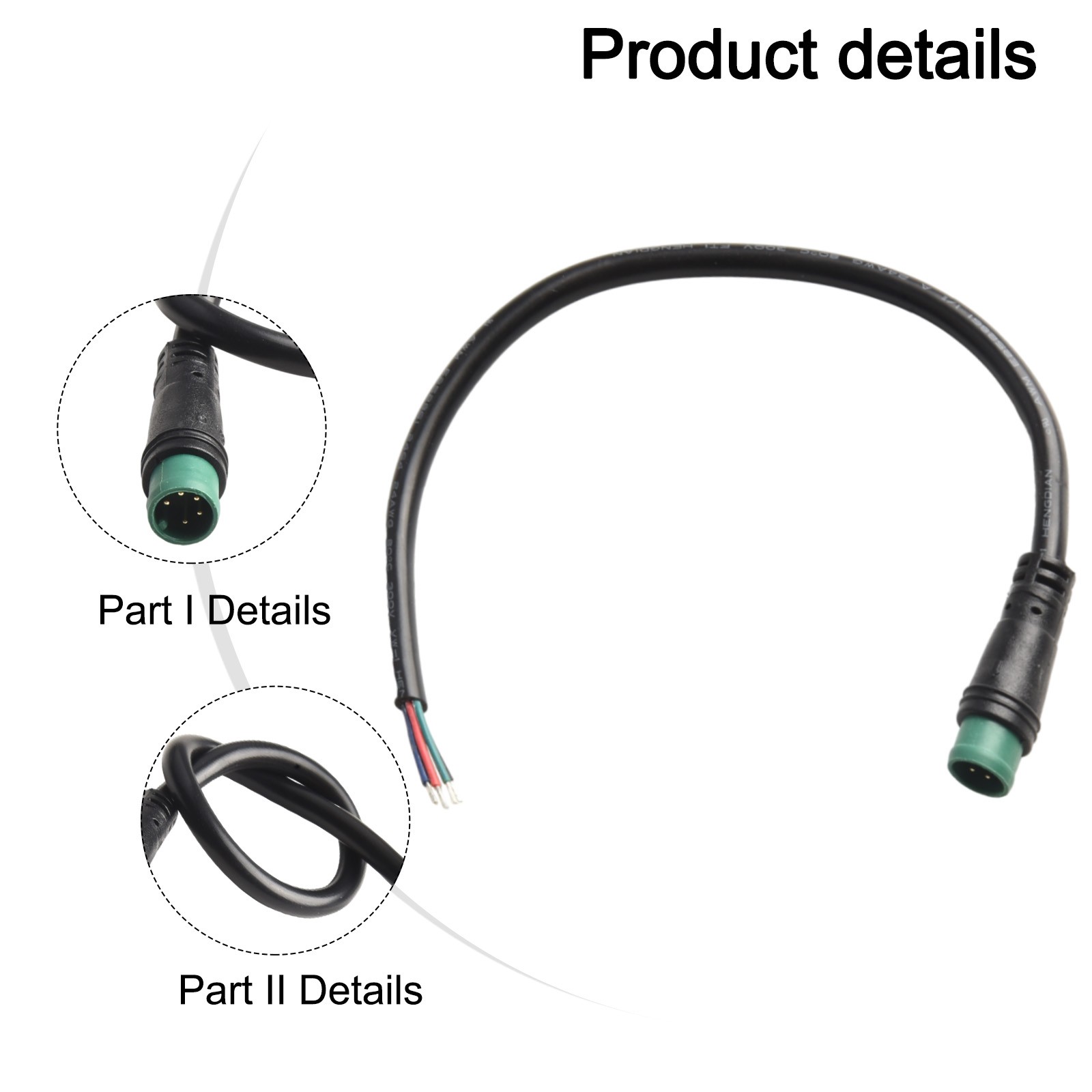 For Bafang Extension Cord Electric Bicycle Parts 2/3/4/5/6 Pin Ebike Accessories - Picture 53 of 62
