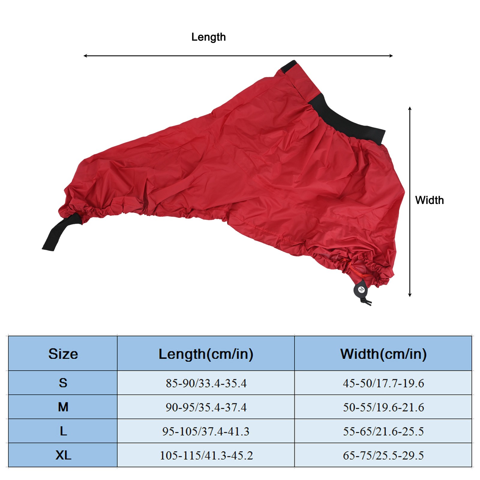 Waterproof Skirt Kayaks Canoes 67-117 Cm Adjustable Boat Elastic Strap - Picture 36 of 60