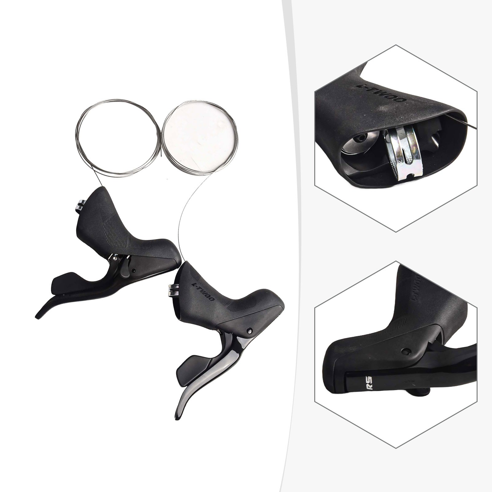 Aluminum Alloy For LTWOO R2 R3 R5 R7 2x789 Speed Shifters Lever for Road Bikes - Picture 52 of 77