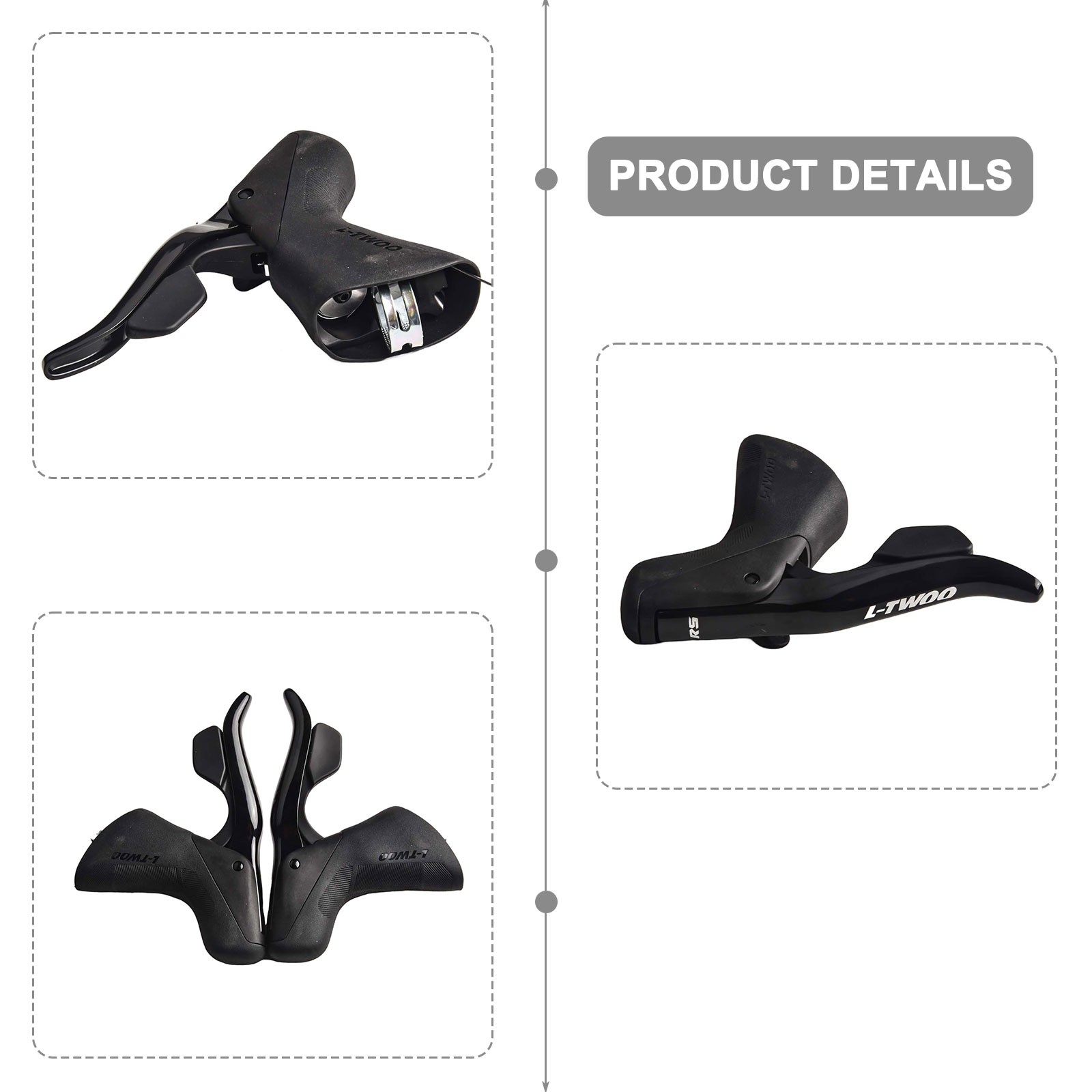 Aluminum Alloy For LTWOO R2 R3 R5 R7 2x789 Speed Shifters Lever for Road Bikes - Picture 49 of 77