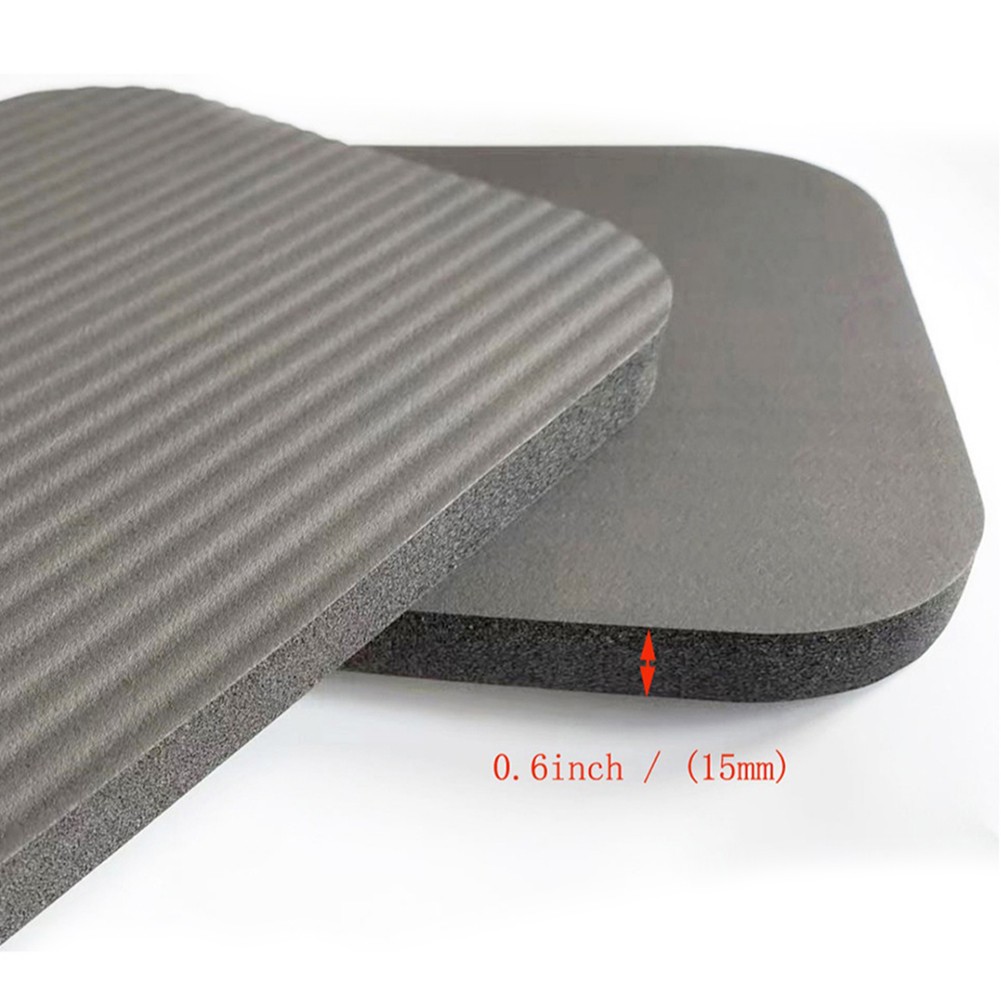 Ginocchiere Yoga Esercizio 2pz Cuscini Antiscivolo con Funzione Antidolorifico - Imagen 19 de 29