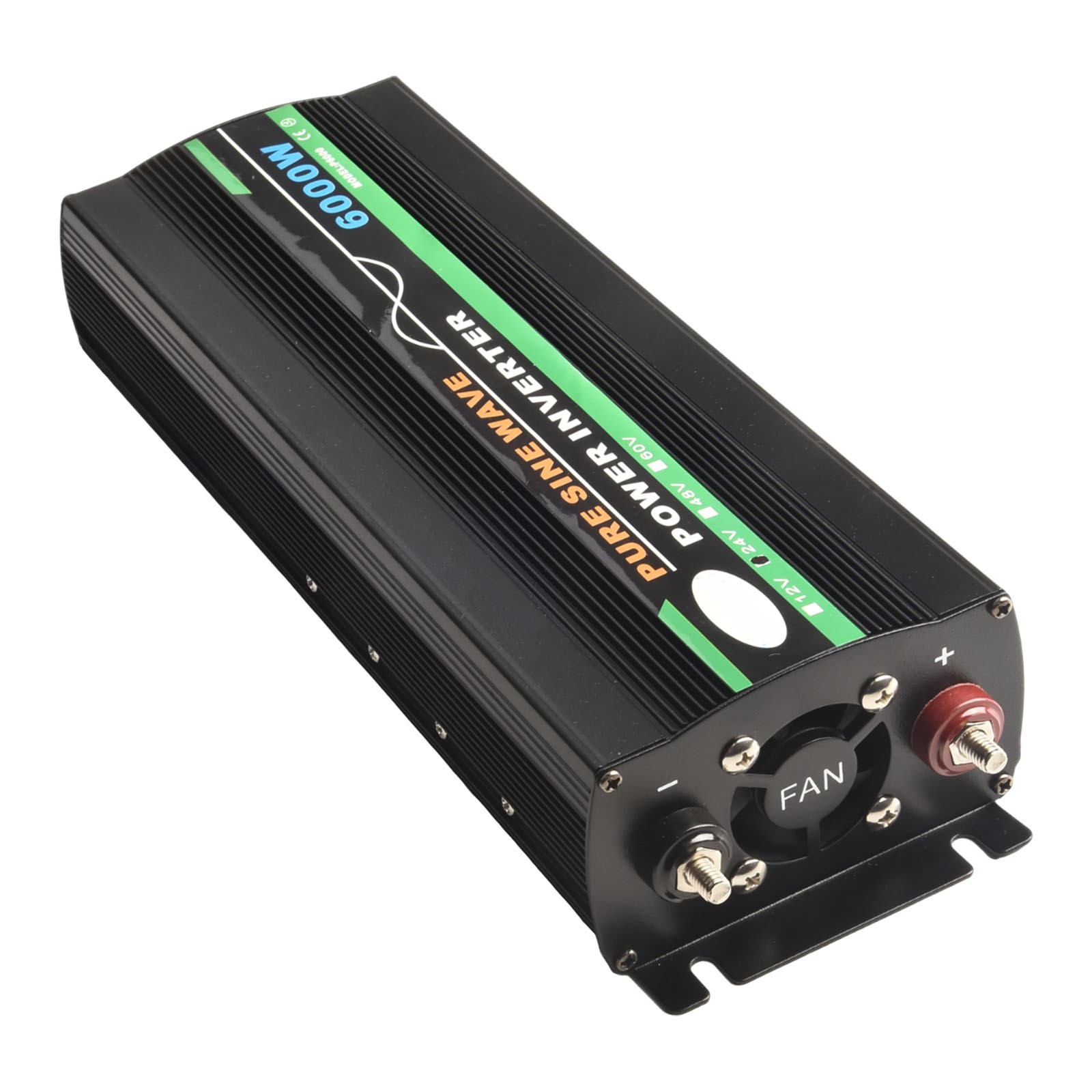 Portable 6000W Pure Sine Wave Power Inverter for Solar Panel Campers RVs