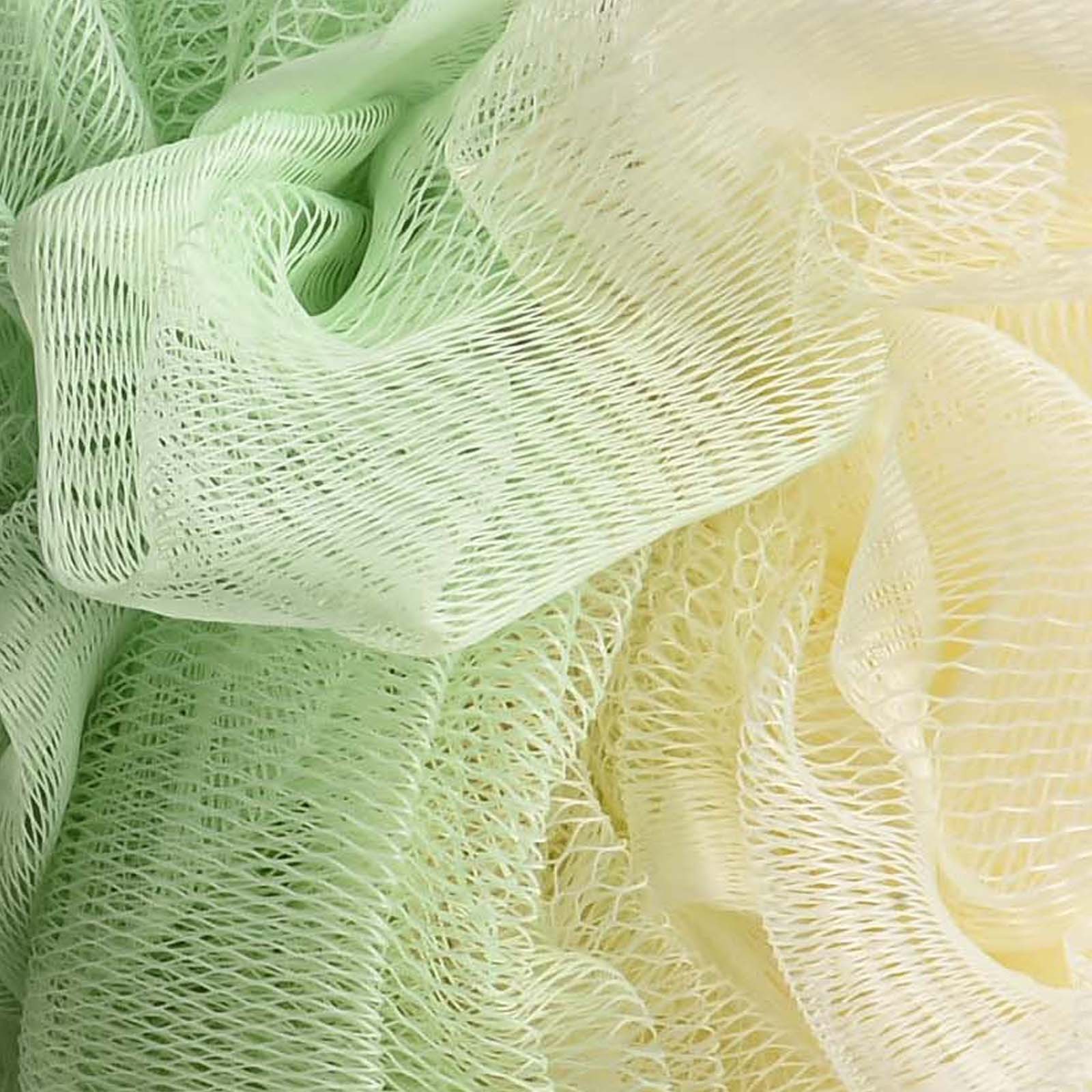 Charcoal Net Mesh Ball Sponge Soft Wash Brush Buffer Exfoliating Scrubber - Photo 16/25