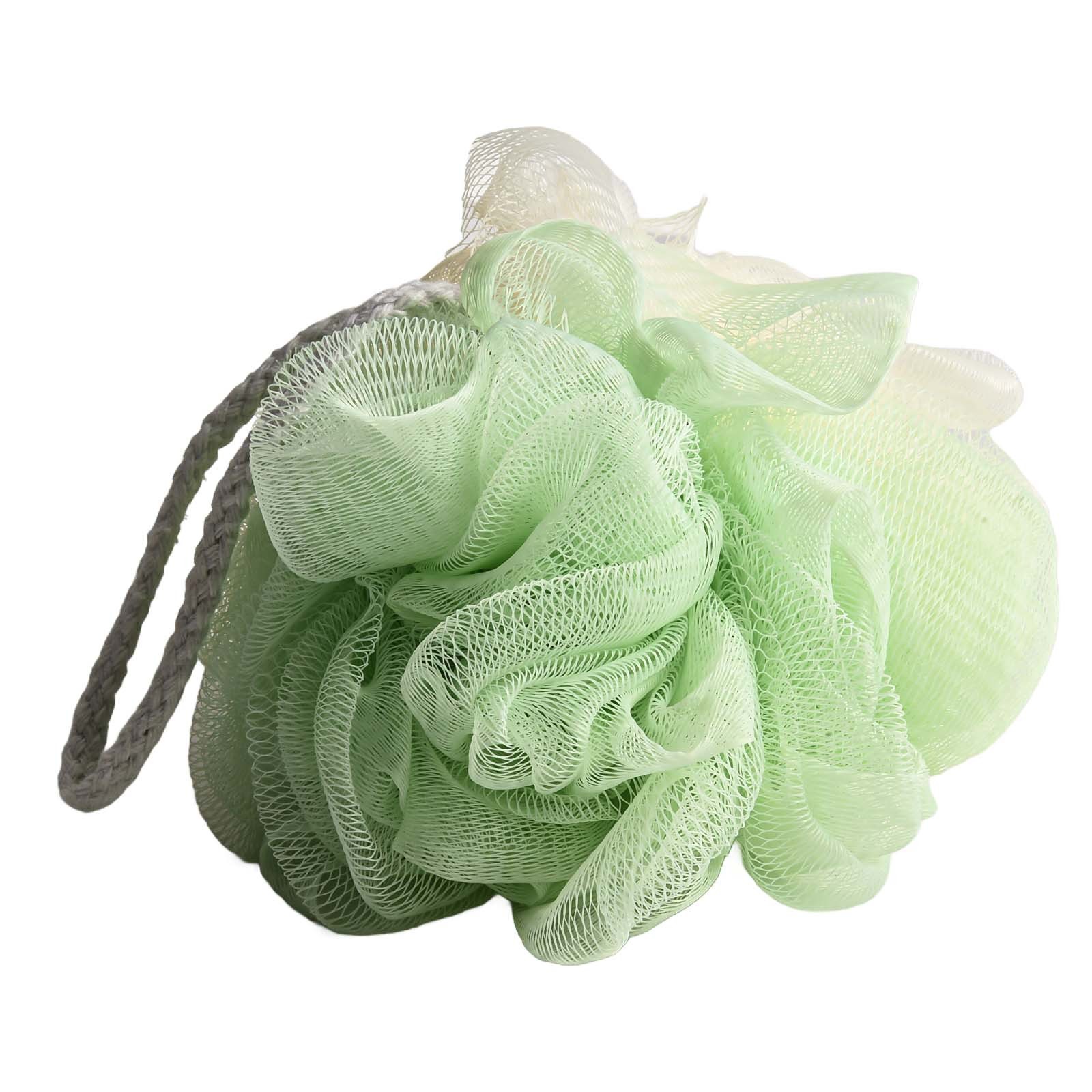 Charcoal Net Mesh Ball Sponge Soft Wash Brush Buffer Exfoliating Scrubber - Photo 22/25