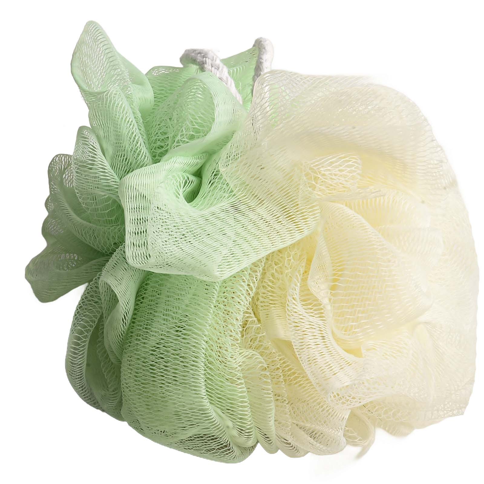 Charcoal Net Mesh Ball Sponge Soft Wash Brush Buffer Exfoliating Scrubber - Photo 21/25