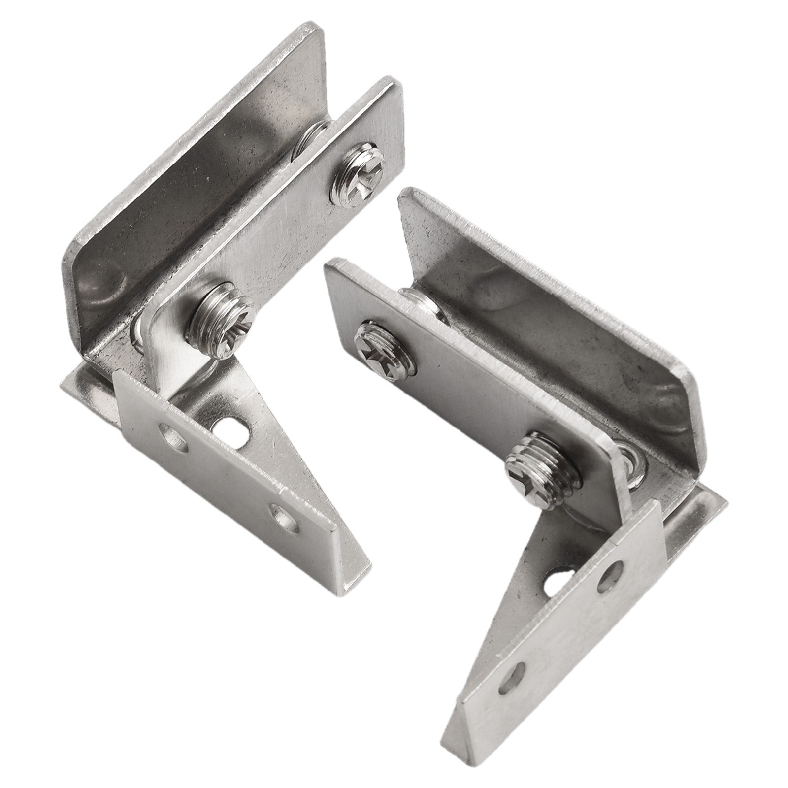 Magnetic Touch Glass Hinge Smooth Secure Installation Set of 2