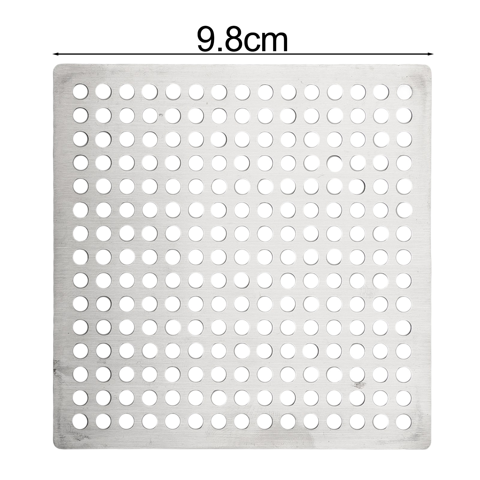 Colino per lavabo doccia bagno quadrato in acciaio inox scarico filtro capelli copri - Foto 47 di 78