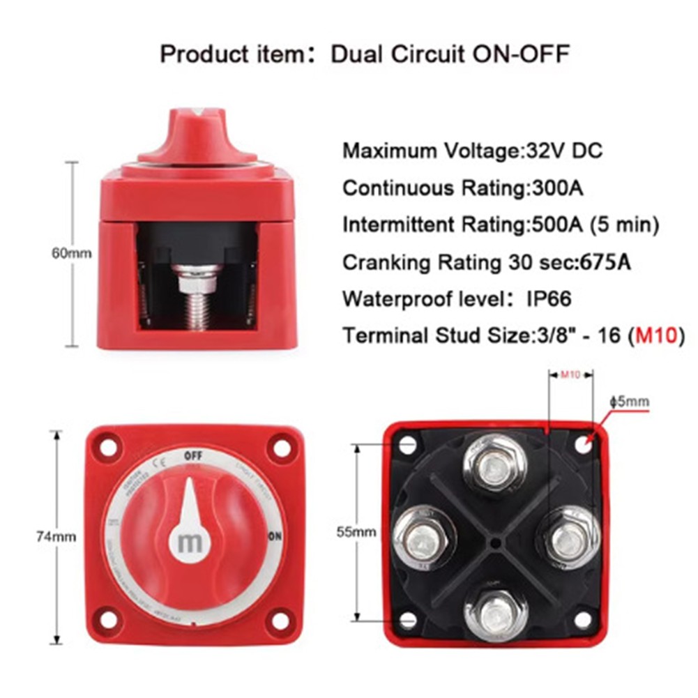 Zuverlässiges Power Flow Management mit Marine Grade Batterie Mass Cut Schalter - Bild 35 von 38