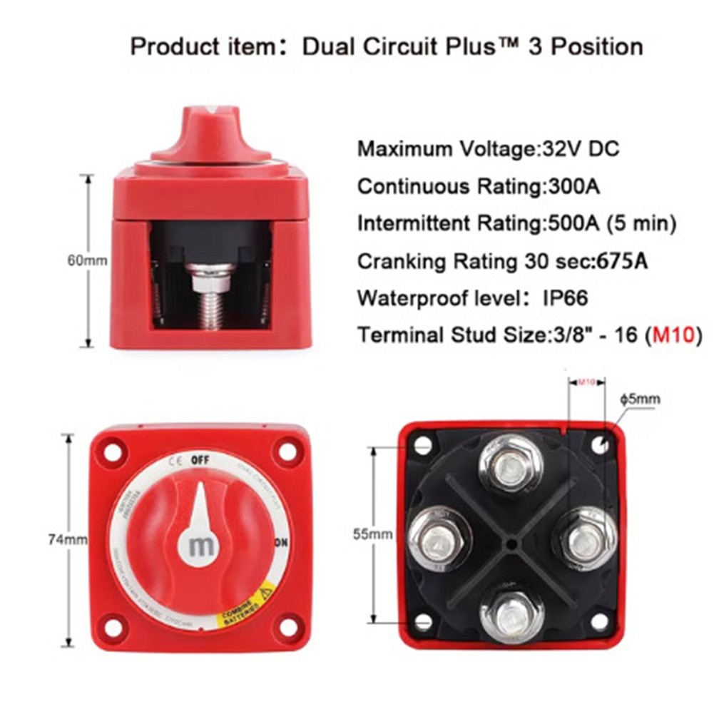 Zuverlässiges Power Flow Management mit Marine Grade Batterie Mass Cut Schalter - Bild 37 von 38