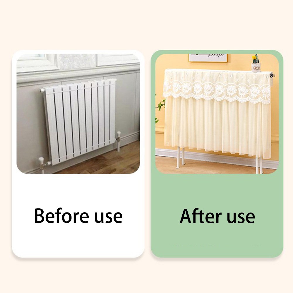 Eco Conscious Fabric Radiator Cover with Elegant Lace and Easy Maintenance - Picture 19 of 36