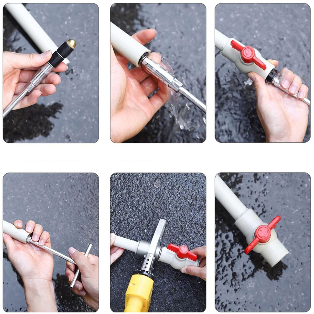 Wasserleck Reparatur Werkzeug Set Hot Melt Pin Kit für PPR Rohre und Schläuche - Bild 21 von 26