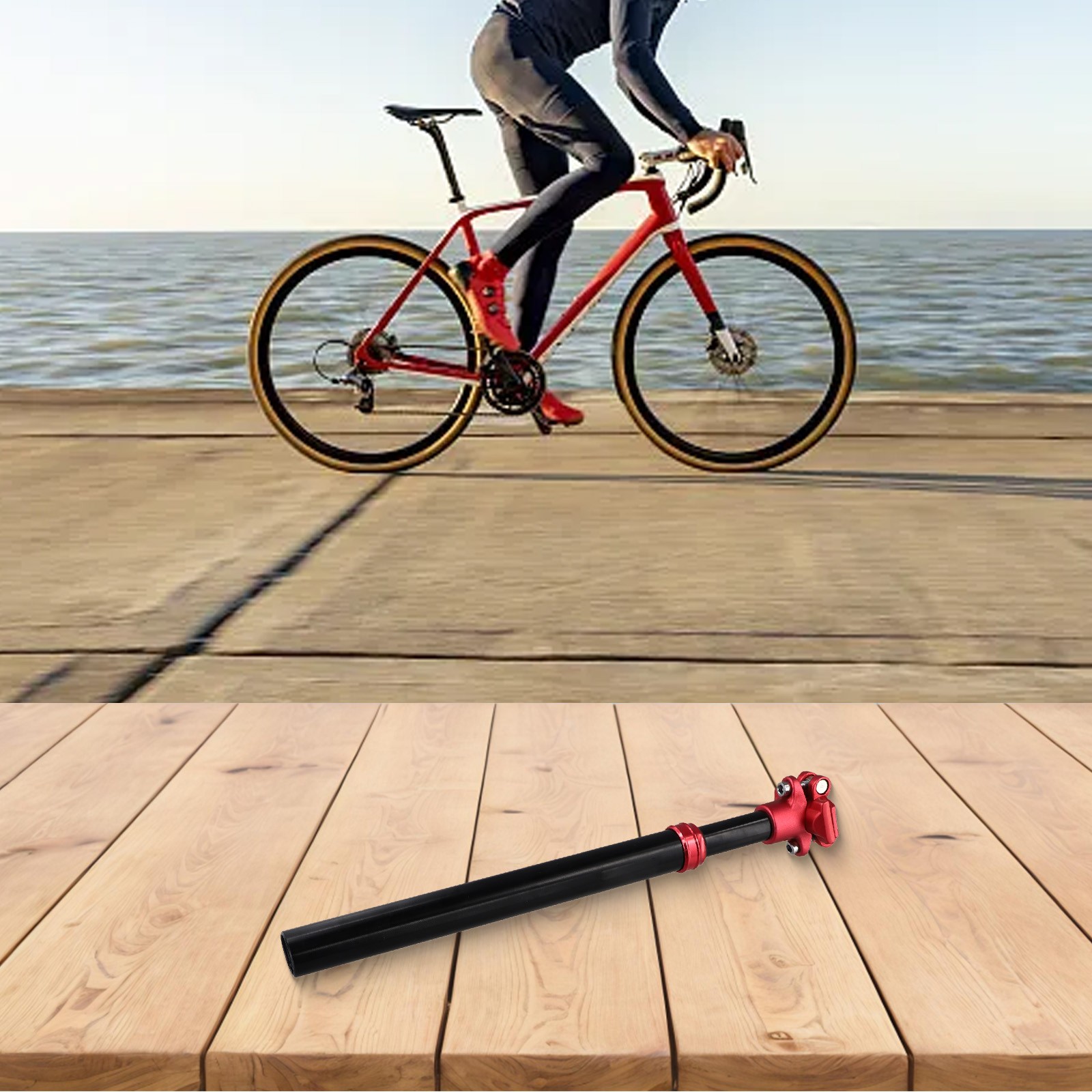 Fahrrad Sattelstütze Hydraulische Federung Teile Reduzierhülse Stoßdämpfer - Bild 46 von 49