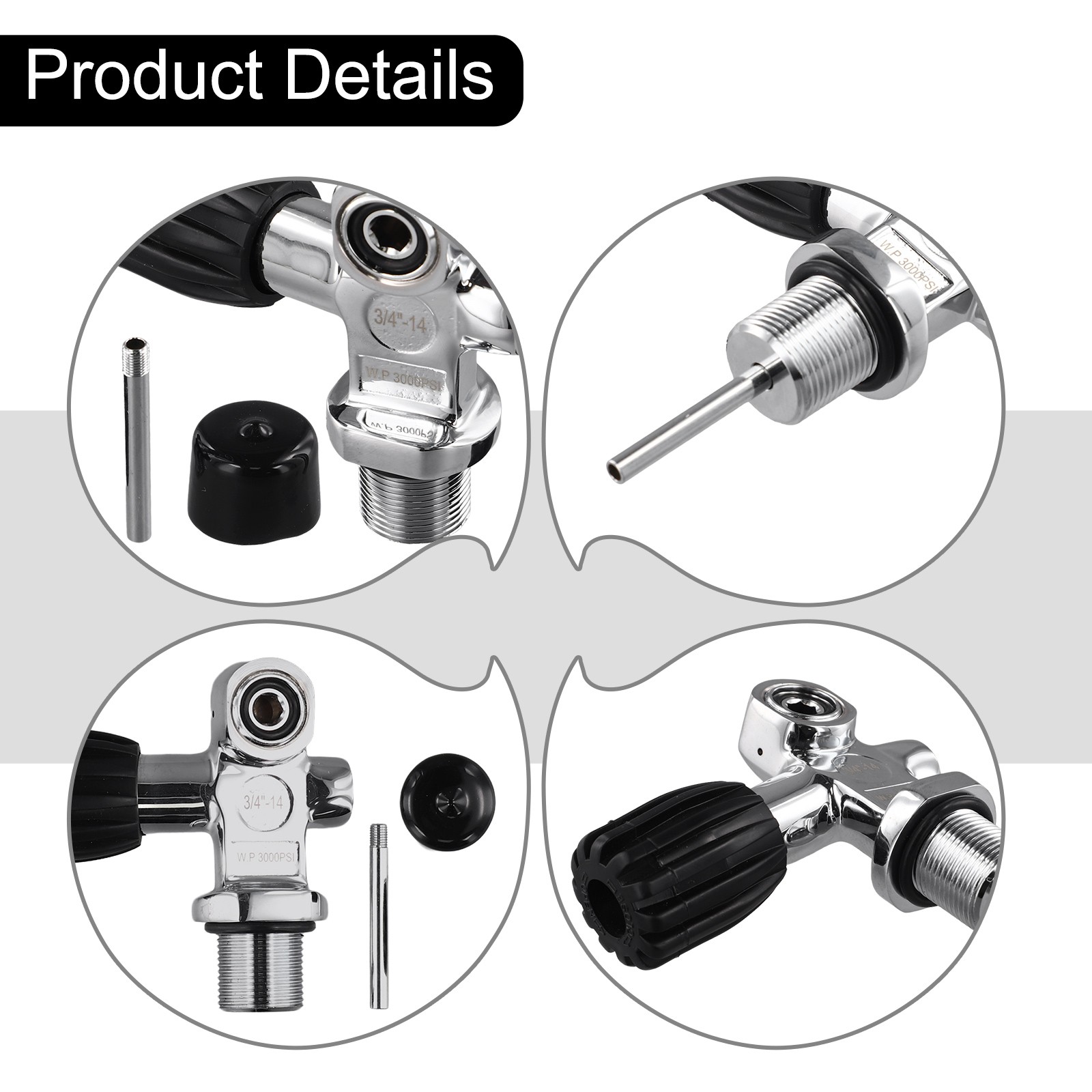 Diving Valve Tank Cylinder Study Repair Replacement Scuba Easy Installation