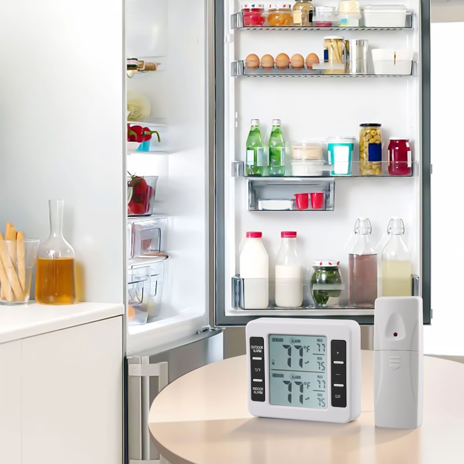 Hochleistungs Funk Kühlschrankthermometer mit Alarmfunktion - Bild 14 von 34