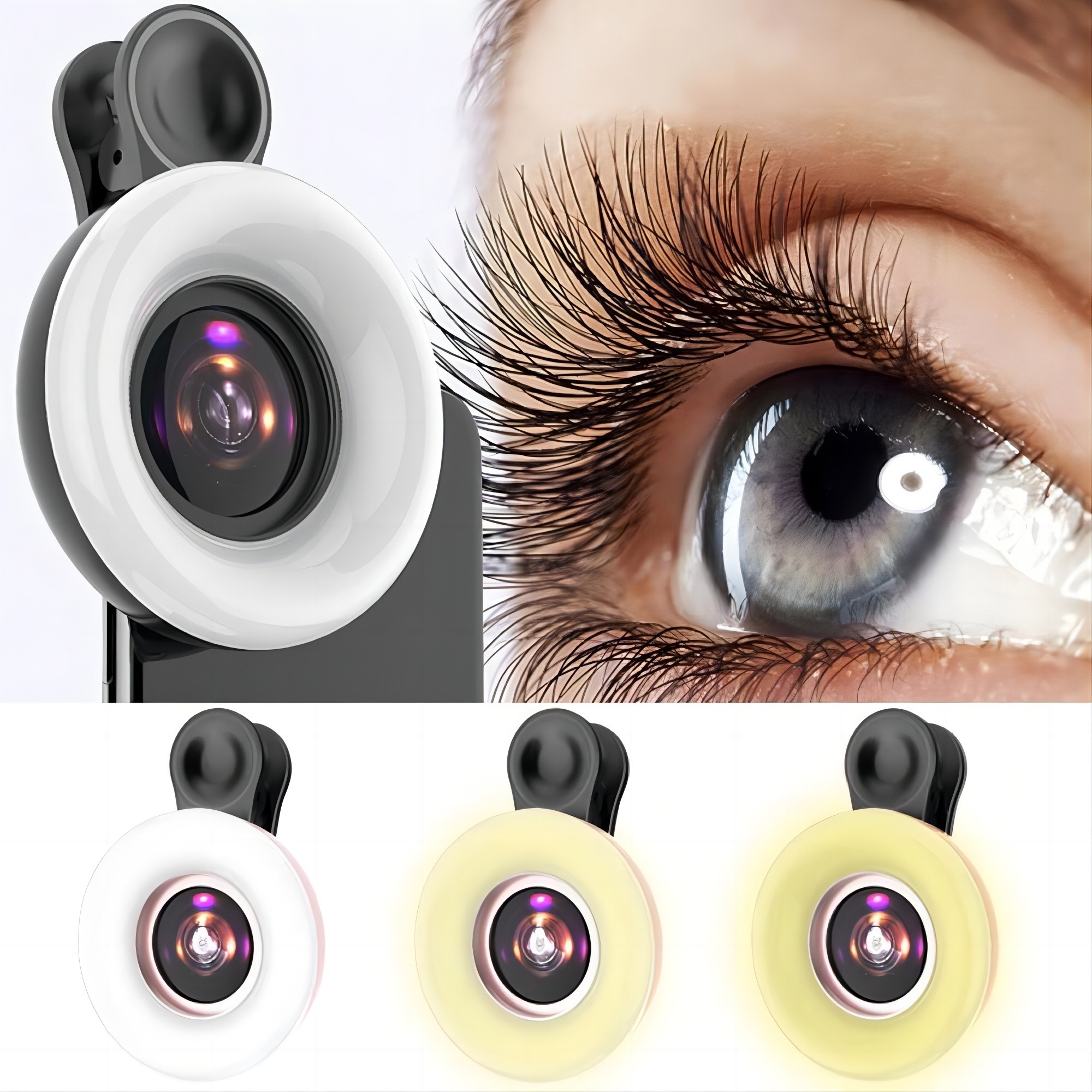 Lampe de remplissage LED portable design ??l??gant avec niveaux de luminosit?? r - Photo 14 sur 14