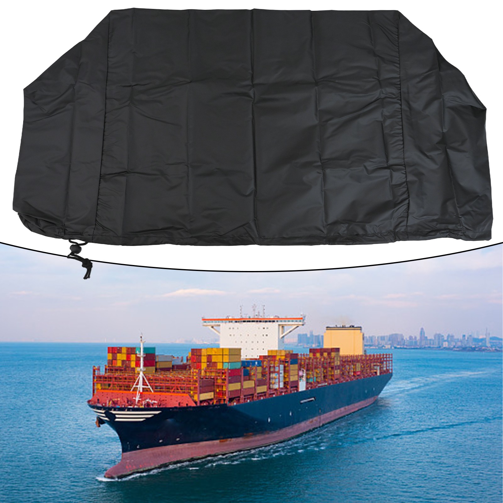 100-150HP 600D Boot Motor Abdeckung Außenborder Schutzhülle Voll Persenning