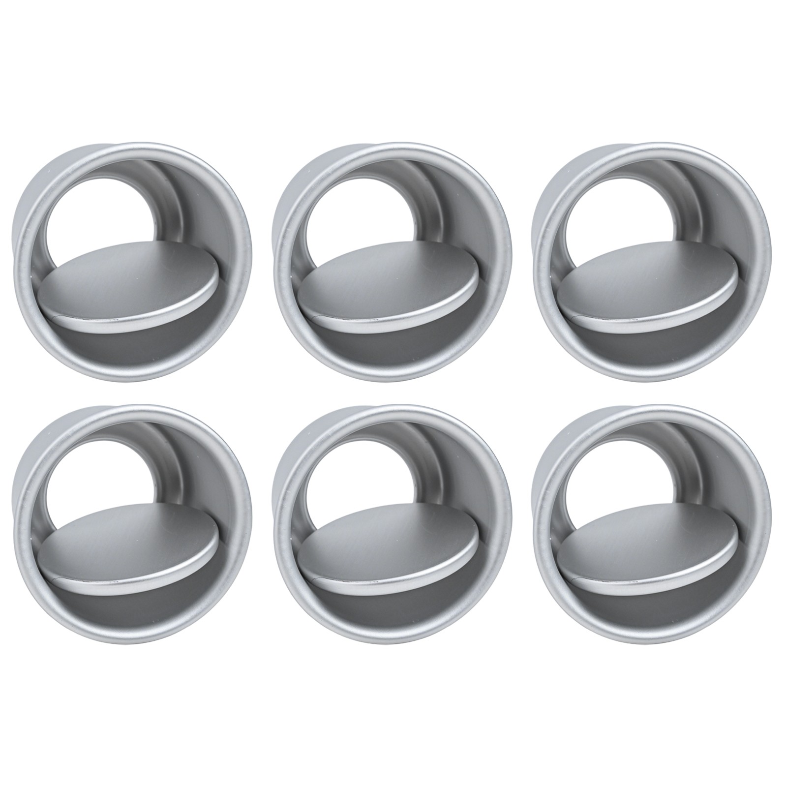 Praktisch Runde Mini-Kuchenform Aus Aluminiumlegierung Backformen 6/10/20 Stück - Bild 20 von 25