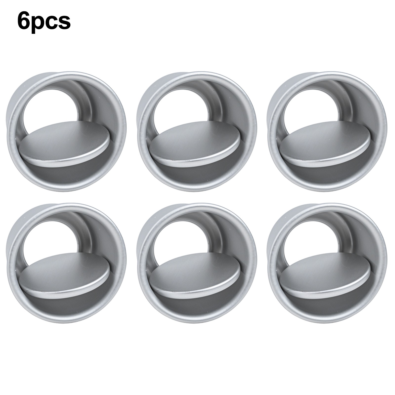 Praktisch Runde Mini-Kuchenform Aus Aluminiumlegierung Backformen 6/10/20 Stück - Bild 21 von 25