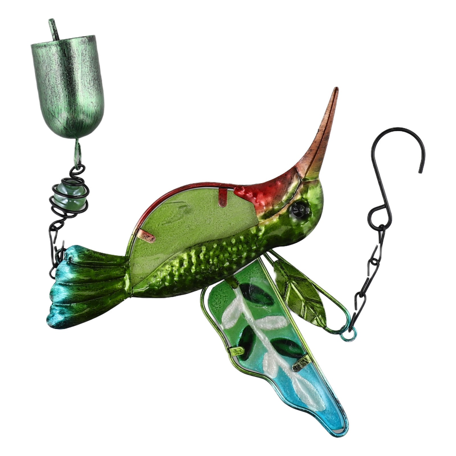 Exquisites Windspiel hängend Gartendeko Outdoor Veranda Metall Ornament - Afbeelding 18 van 30