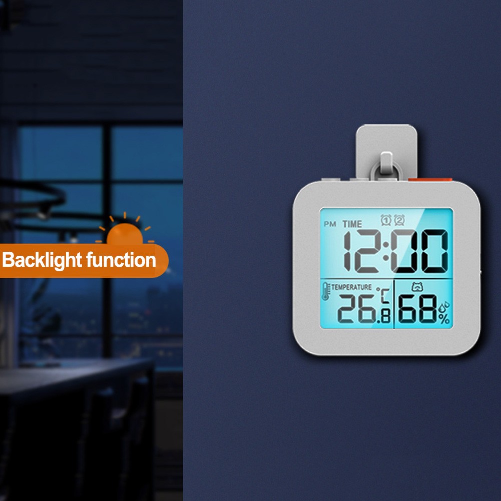 Multi Function Countdown Clock with Backlight Temperature and Humidity Monitor