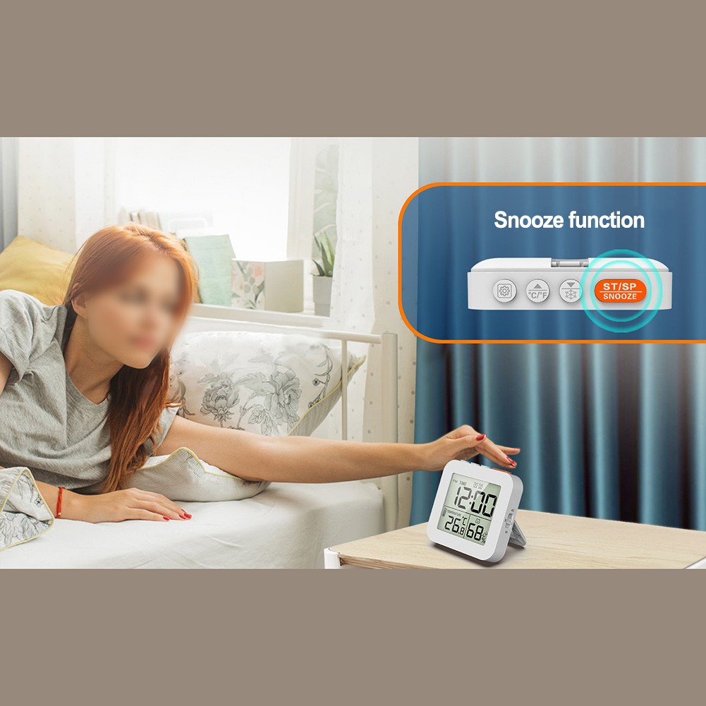 Multi Function Countdown Clock with Backlight Temperature and Humidity Monitor