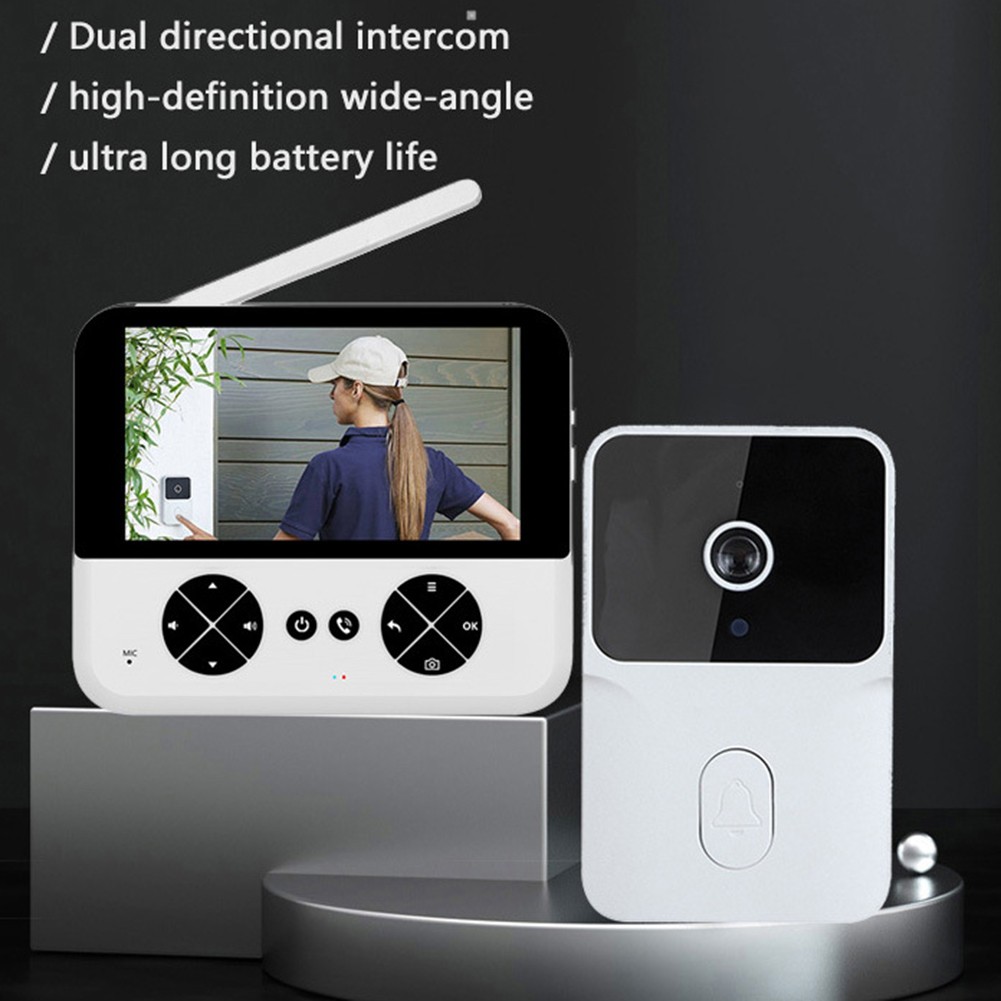4 3 Inch Outdoor Doorbell with Energy Saving Design and Dual Power Supply - Picture 30 of 30