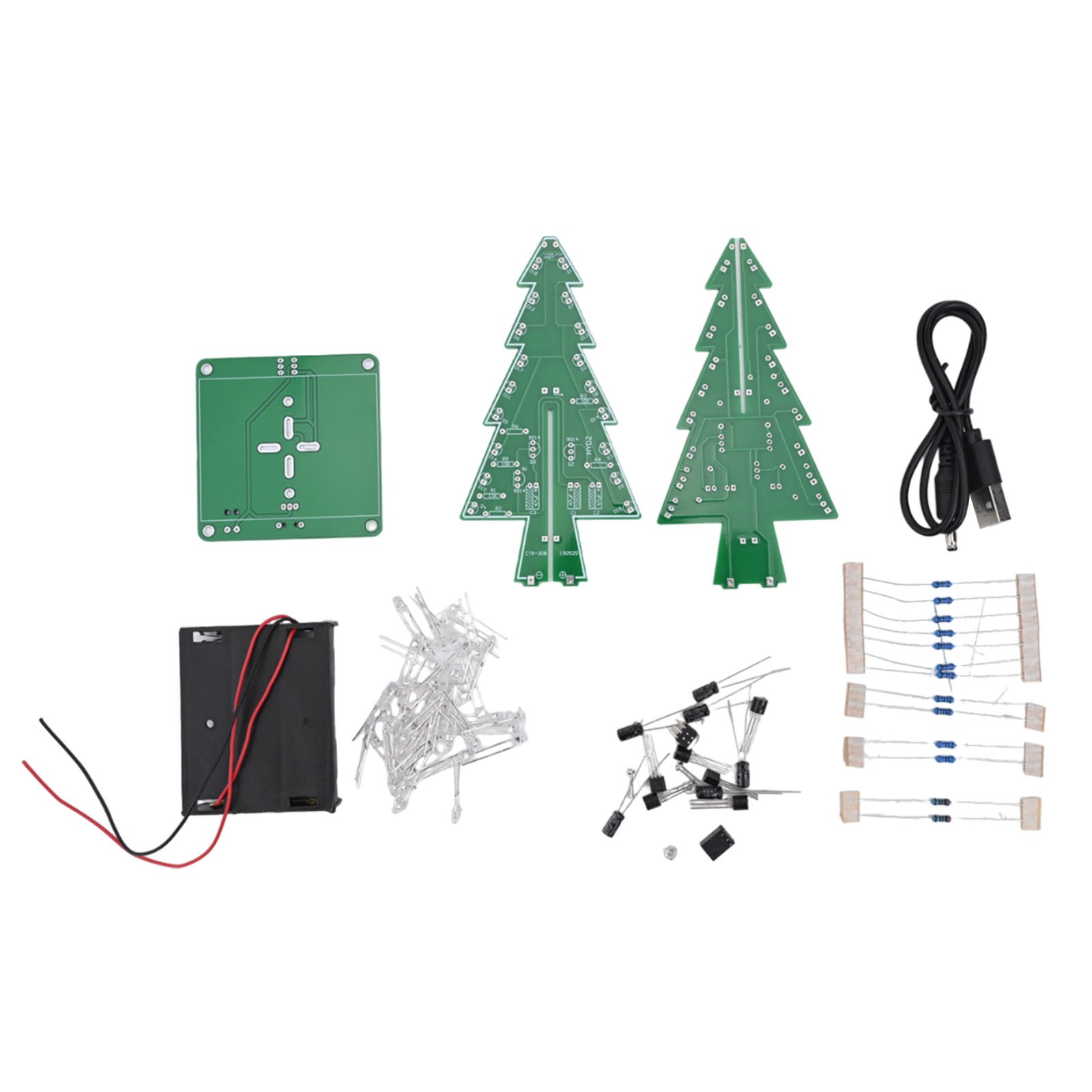 Create a ThreeDimensional Christmas Tree with DIY LED Flash Circuit Kit - Picture 18 of 19