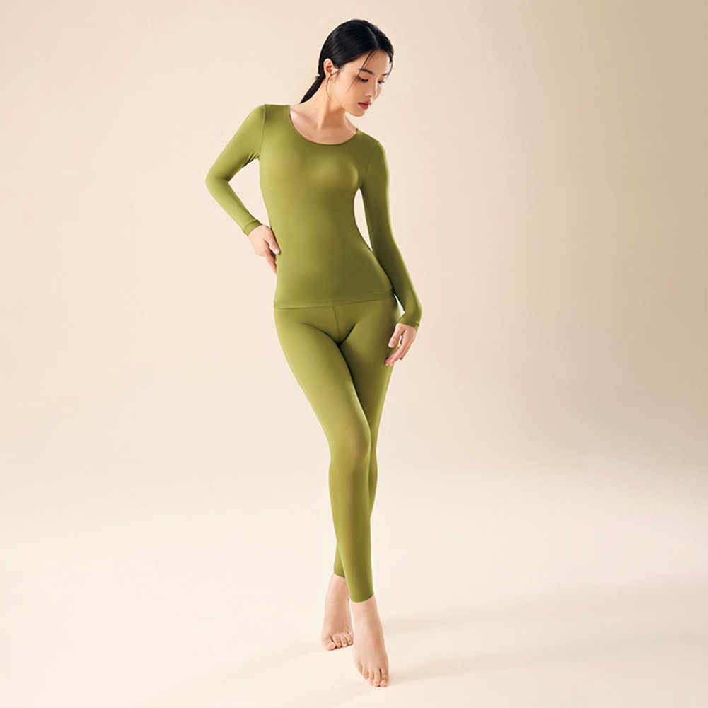 Trendige leichte Damen Thermohose mit langen Ärmeln für die kalte Jahreszeit - Bild 13 von 18
