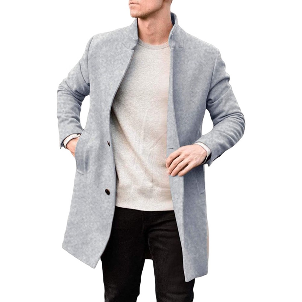 Manteau d'hiver décontracté homme coupe slim cardigans pour hommes veste à ma - Imagen 5 de 7