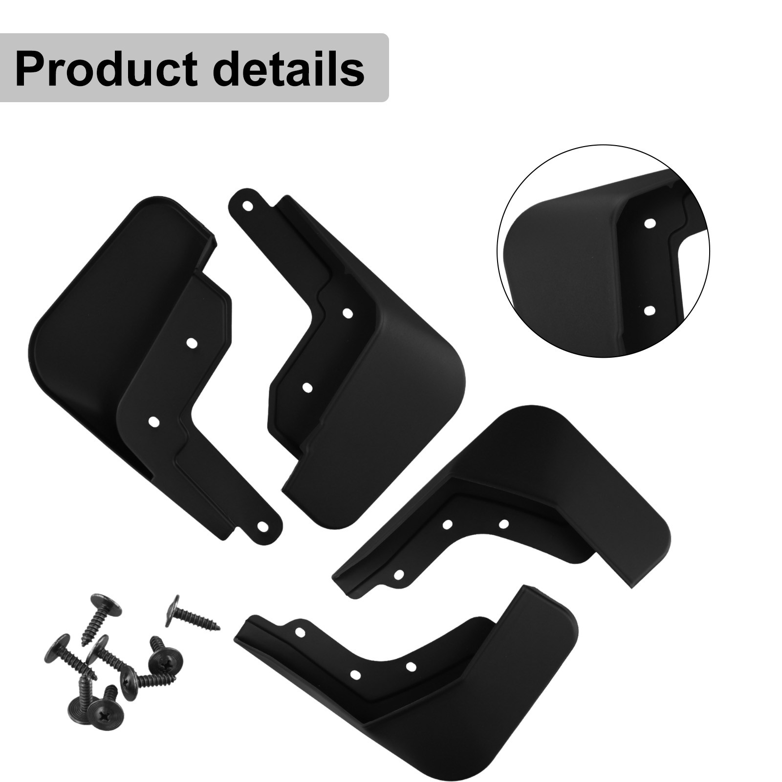 Mudguard Cover Car Tire Mudguard High-quality Materials Non-deformation - Picture 9 of 12
