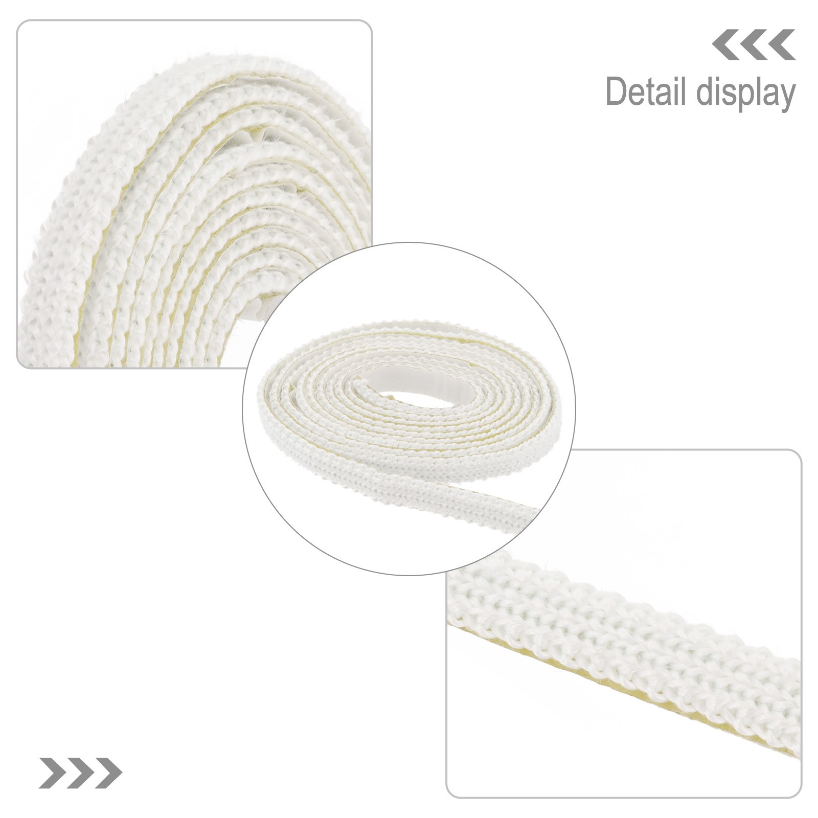 Pelletofen Heizdichtung flexible Fiberglasdichtung f??r Ofent??r 12 x 3 mm - Bild 15 von 24