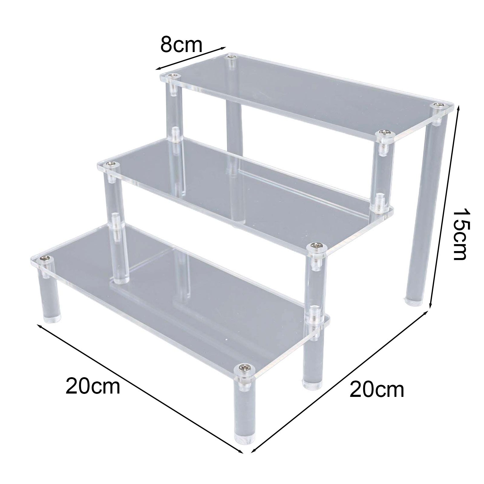 Acrylic Display Stand Elegant Presentation for Cupcakes Perfumes Jewelry