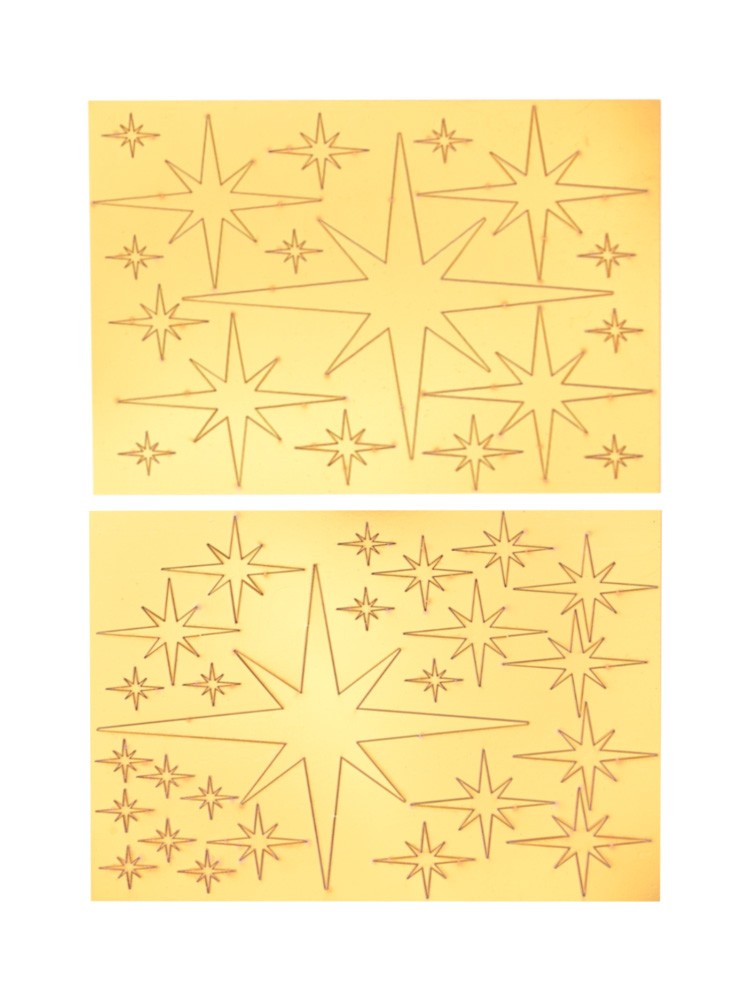 Acrylic 42Pcs Removable Star Stickers Perfect for Living Room Makeover - Picture 40 of 47
