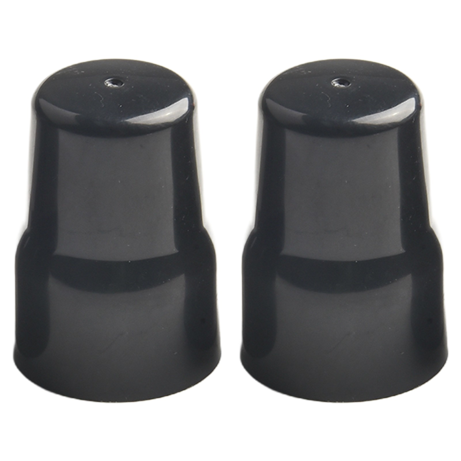 Black Plastic Radiator Cap Covers 24PCS with Secure Installation Design