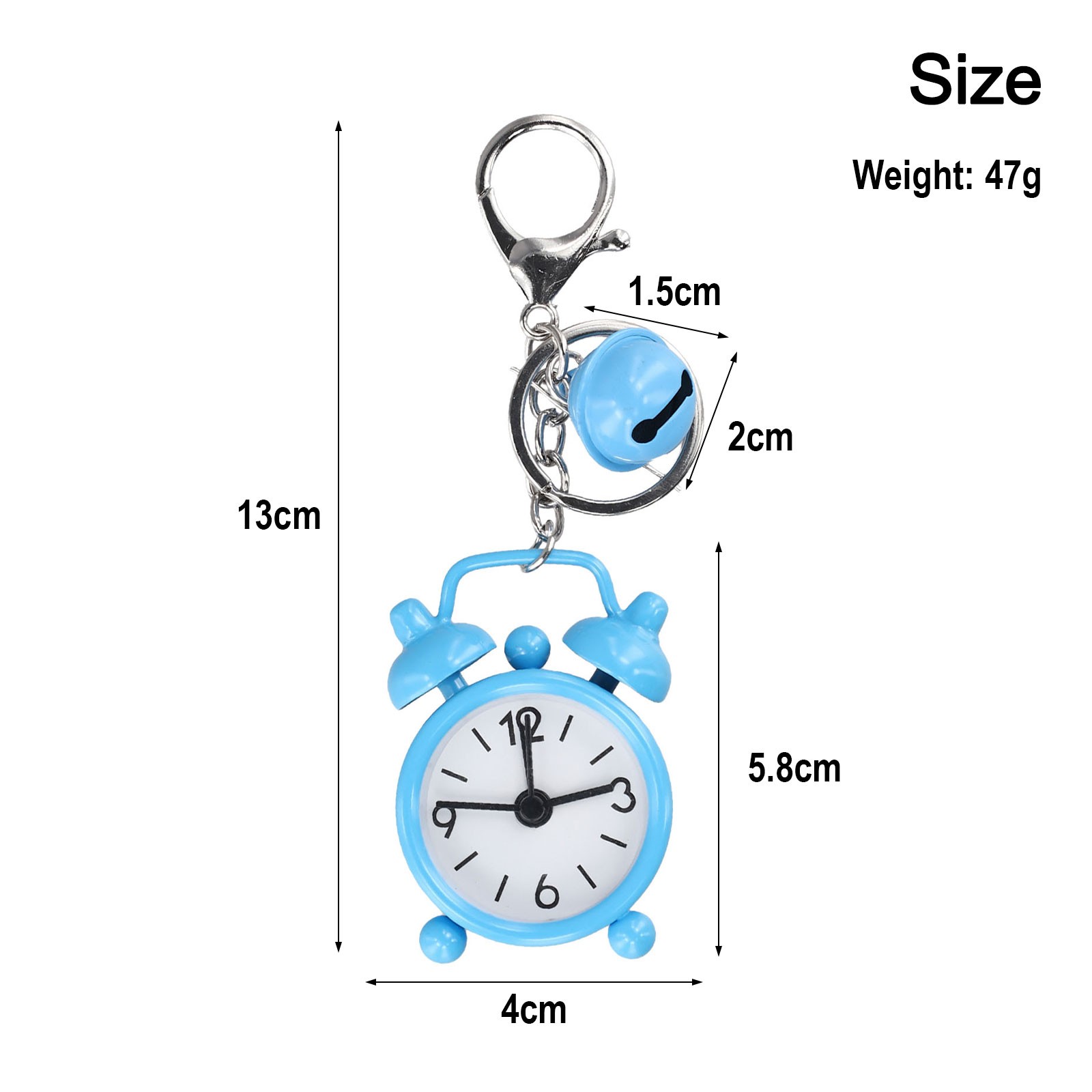 Elección Única Mini Reloj Despertador Llavero Colgante para Amigos y Seres - Imagen 32 de 72