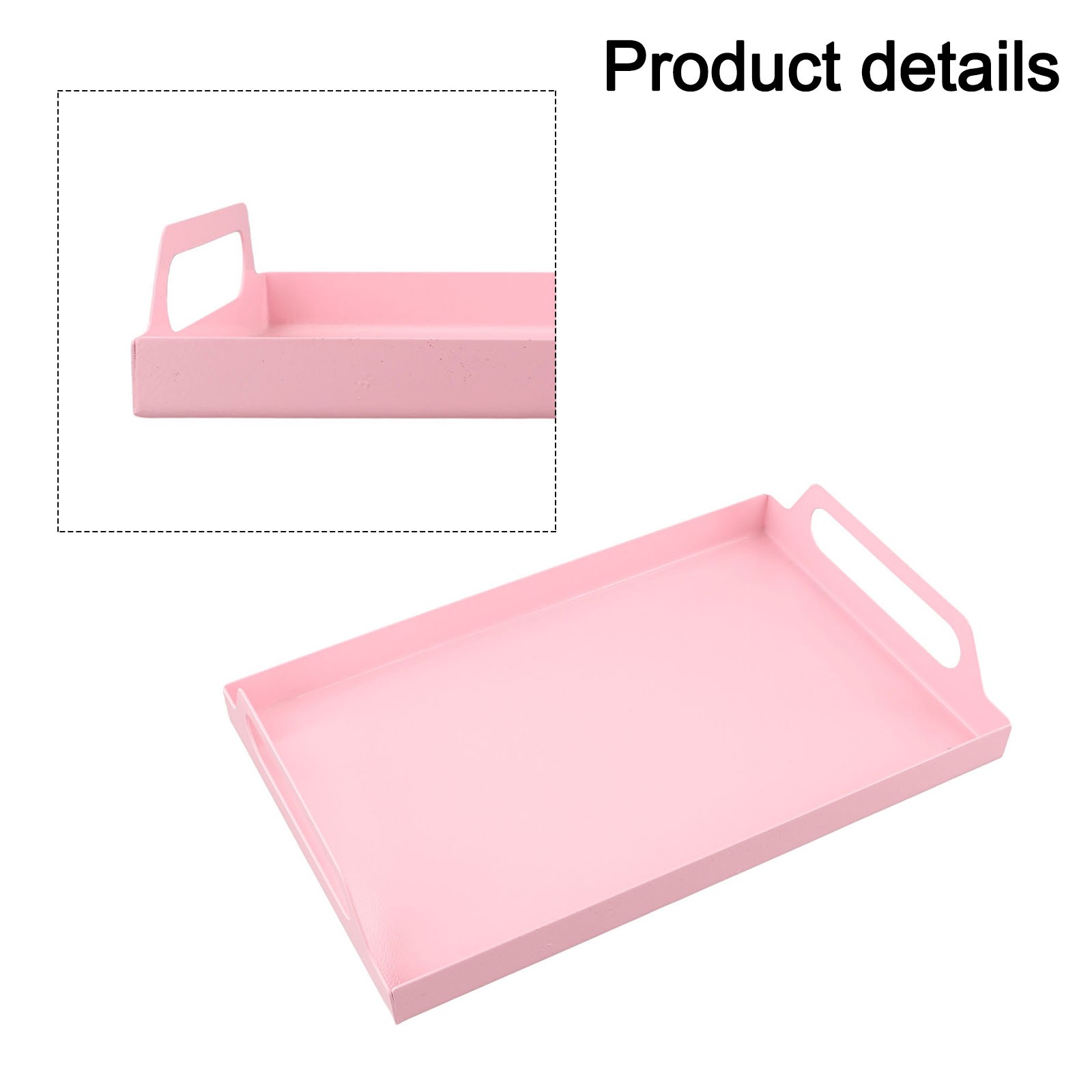 Stylish Metal Tray with Handles for Kitchen and Home Decor 11 8 x 7 68 - Picture 23 of 35
